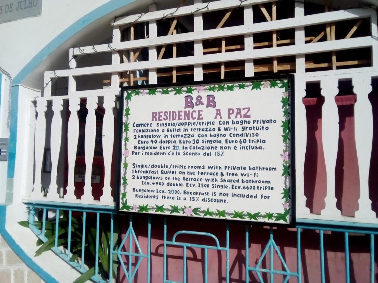 Residence A Paz Sal Rei Dış mekan fotoğraf